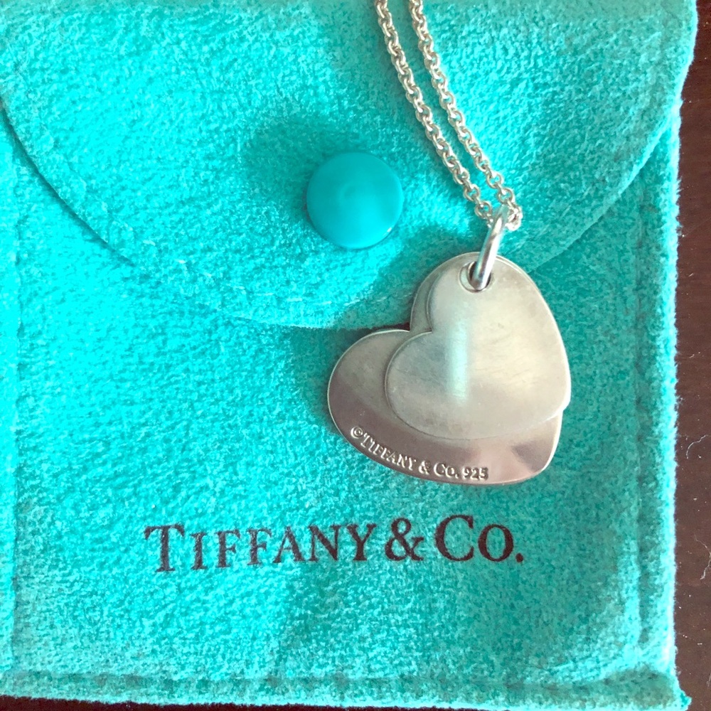 Tiffany and Co. sterling silver heart necklace